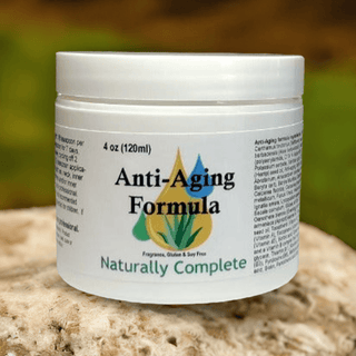 Naturally Complete Anti-Aging Formula 4 oz Jar - Soy-Free, Non-GMO, Plant-Based - Smooth Wrinkles & Boost Vitality