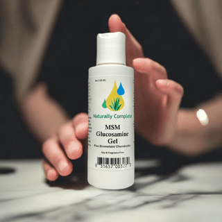 MSM Glucosamine Gel for Joint Pain Relief, Soy-Free, Non-GMO, Plant-Based, Made in USA, 4oz Bottle