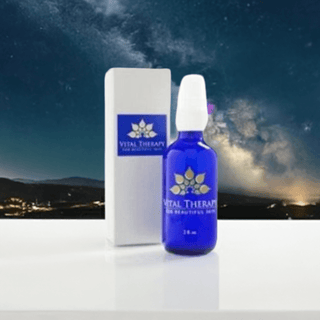 Vitamin A Complex Nighttime Serum by Vital Therapy for anti-aging skincare, made in the USA, with nourishing essential nutrients.