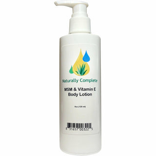 MSM with Vitamin E Lotion 8 oz. Bottle - Naturally Complete