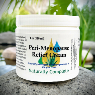 Peri-Menopause Relief Cream 4 oz. Jar Non-GMO | USA
